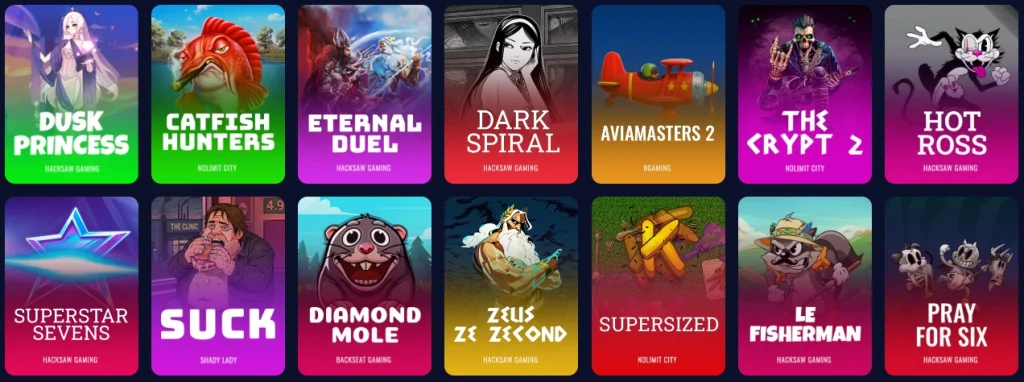 Podgląd strony docelowej afilianta Spindjinn